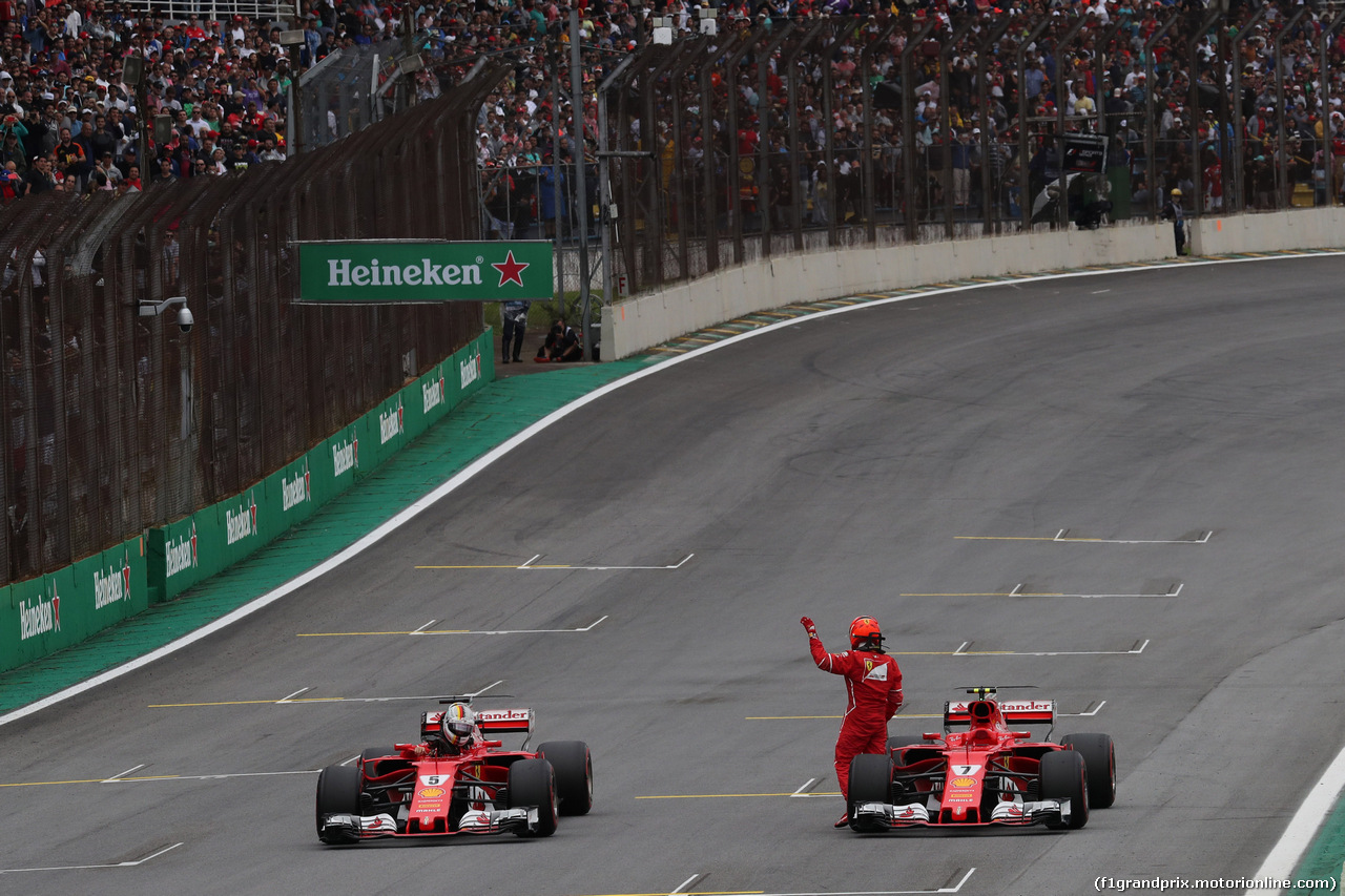 GP BRASILE, 11.11.2017 - Qualifiche, 3rd place Kimi Raikkonen (FIN) Ferrari SF70H