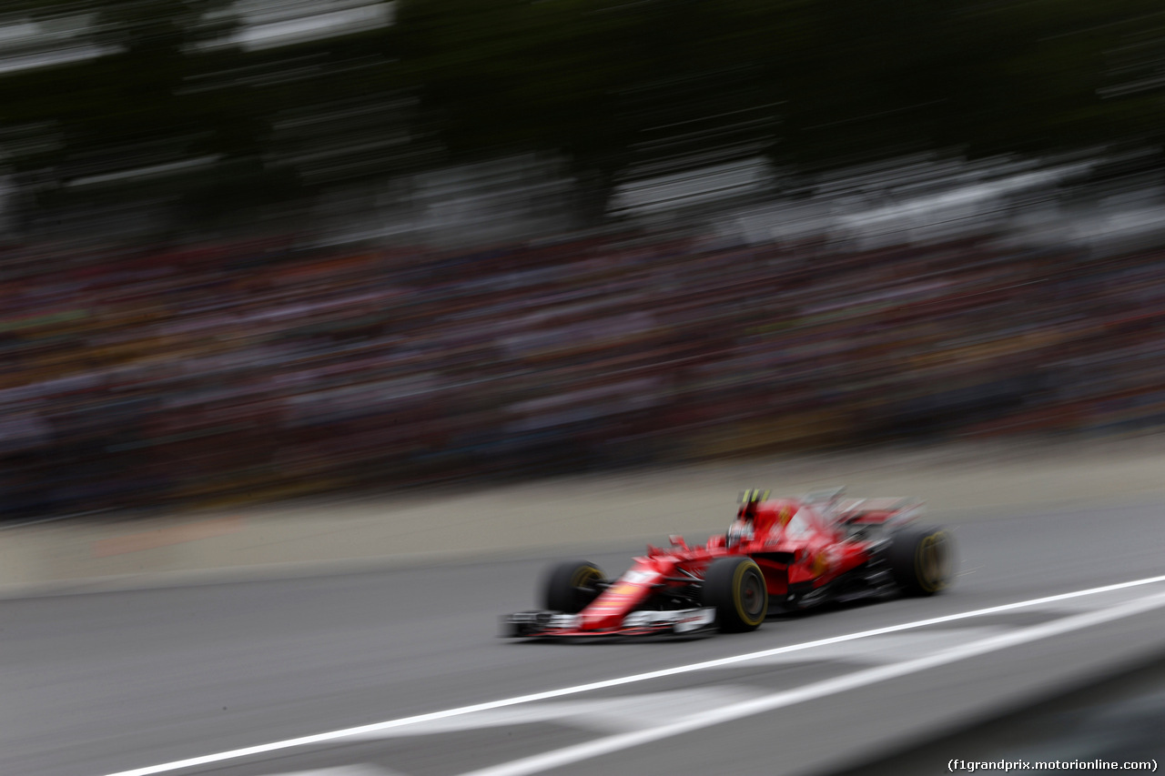 GP BRASILE, 11.11.2017 - Qualifiche, Kimi Raikkonen (FIN) Ferrari SF70H