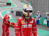 GP BRASILE, 11.11.2017 - Qualifiche, 3rd place Kimi Raikkonen (FIN) Ferrari SF70H e 2nd place Sebastian Vettel (GER) Ferrari SF70H