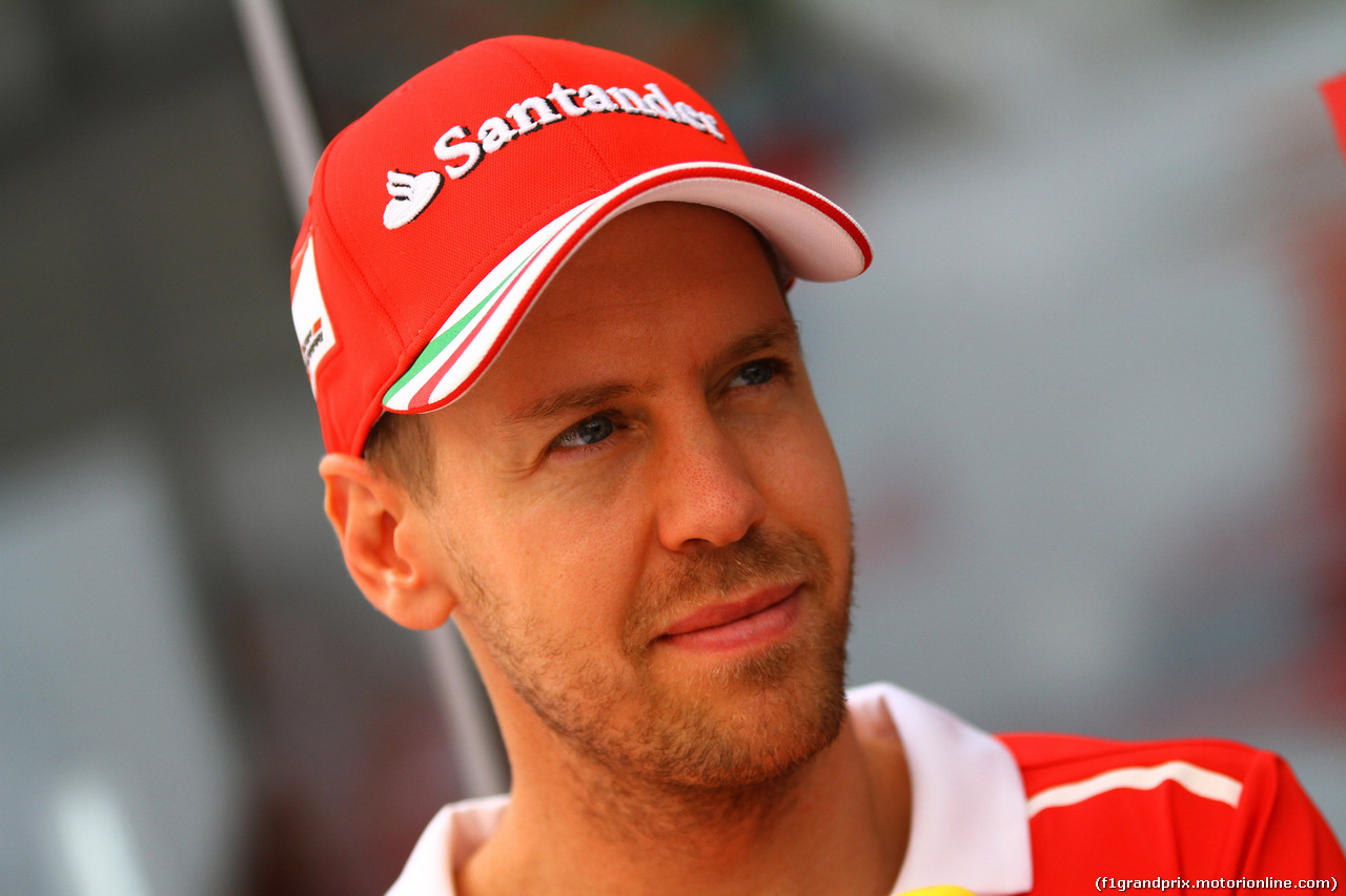 GP BRASILE, 09.11.2017 - Sebastian Vettel (GER) Ferrari SF70H