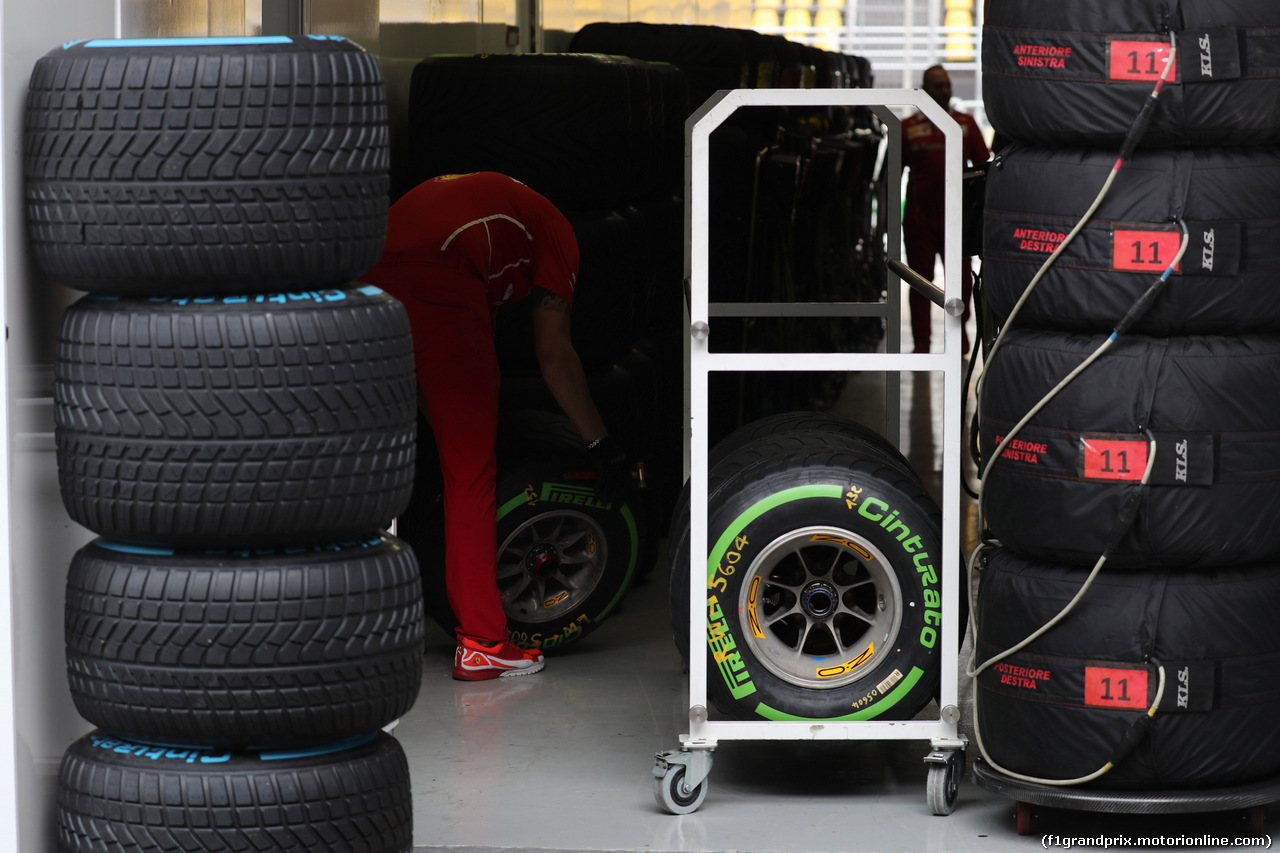 GP BRASILE, 09.11.2017 - Pirelli Tyres
