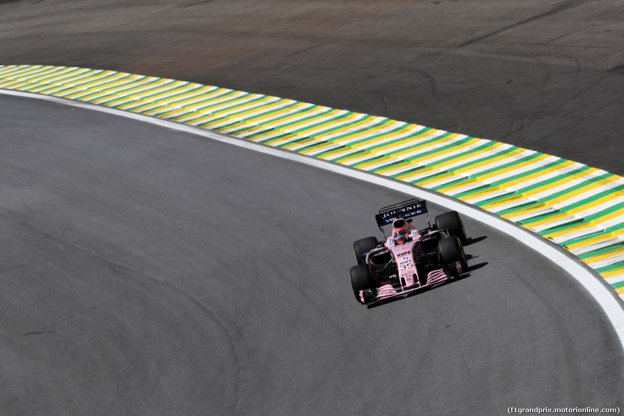 GP BRASILE, 10.11.2017 - Prove Libere 1, George Russell (GBR) Test Driver, Sahara Force India F1 VJM010