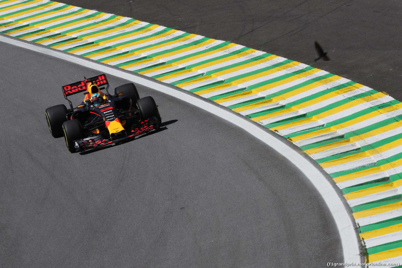 GP BRASILE, 10.11.2017 - Prove Libere 1, Daniel Ricciardo (AUS) Red Bull Racing RB13