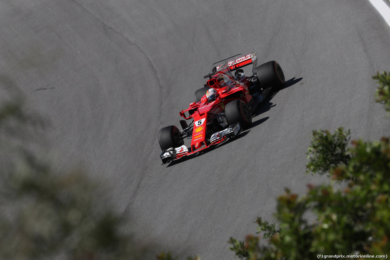 GP BRASILE, 10.11.2017 - Prove Libere 1, Sebastian Vettel (GER) Ferrari SF70H