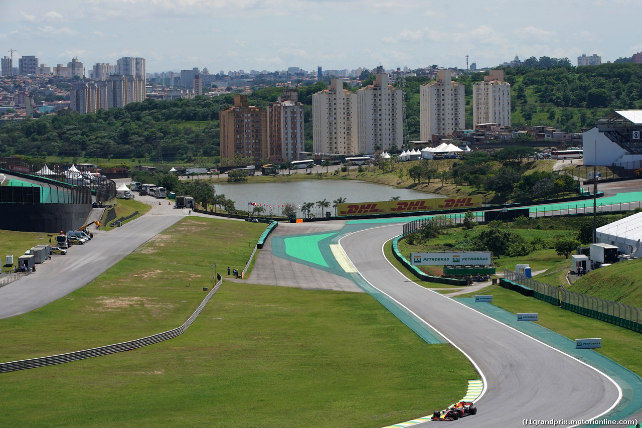 GP BRASILE, 10.11.2017 - Prove Libere 1, Max Verstappen (NED) Red Bull Racing RB13