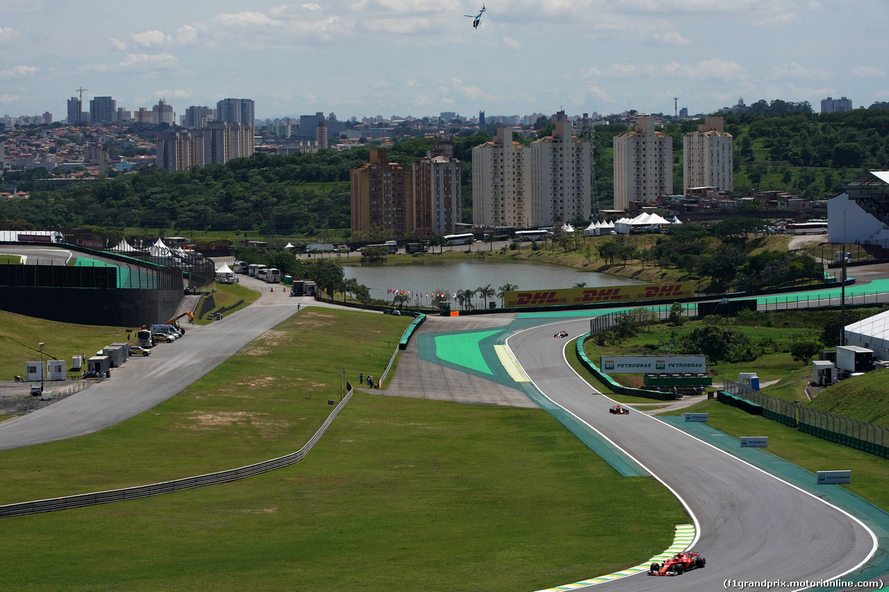 GP BRASILE, 10.11.2017 - Prove Libere 1, Sebastian Vettel (GER) Ferrari SF70H