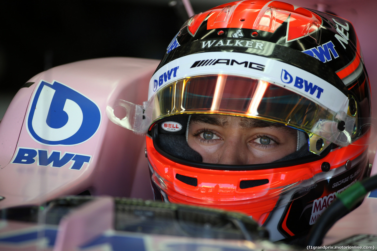 GP BRASILE, 10.11.2017 - Prove Libere 1, George Russell (GBR) Test Driver, Sahara Force India F1 VJM010