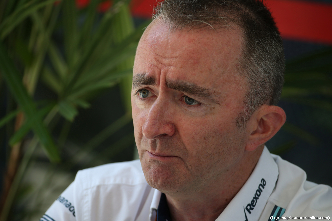 GP BRASILE, 10.11.2017 - Prove Libere 1, Paddy Lowe (GBR), Williams chief technical officer