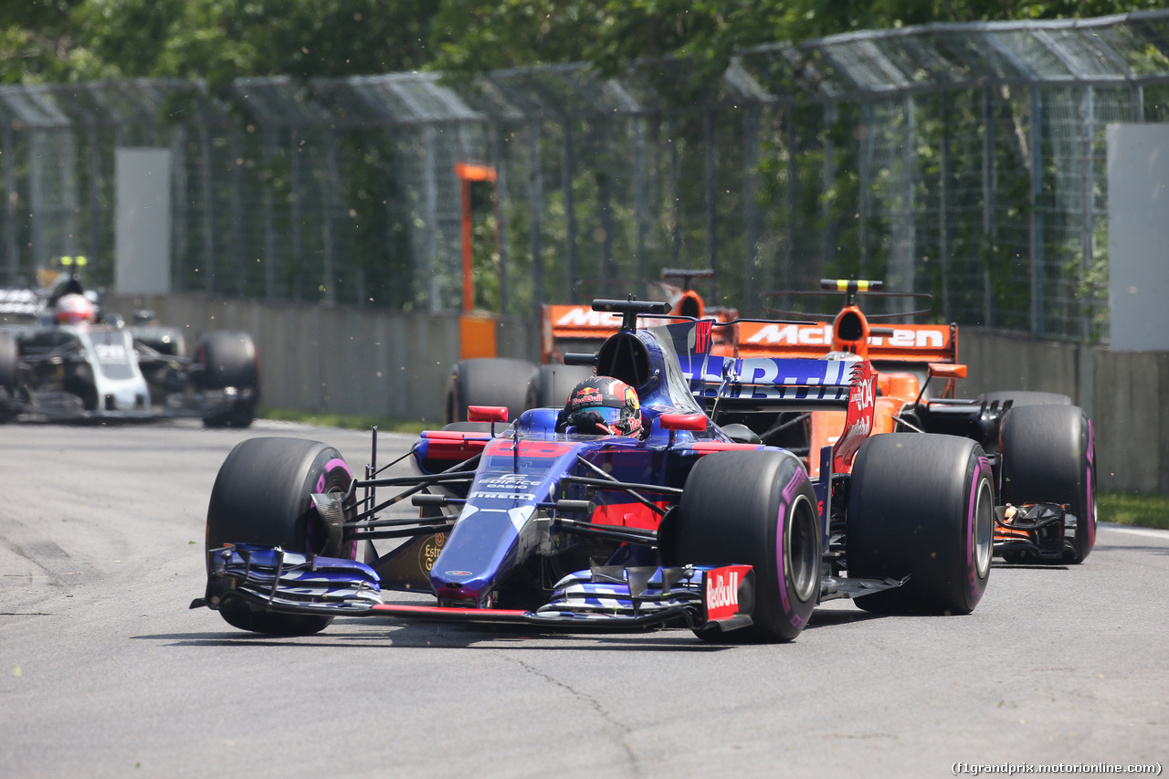 GP CANADA, 11.06.2017- Gara, Daniil Kvyat (RUS) Scuderia Toro Rosso STR12