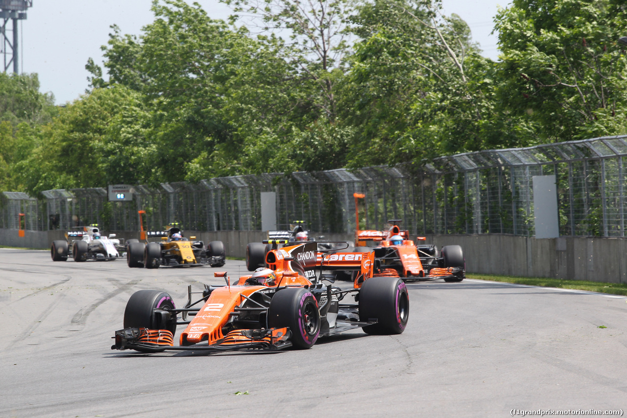 GP CANADA, 11.06.2017- Gara, Stoffel Vandoorne (BEL) McLaren MCL32