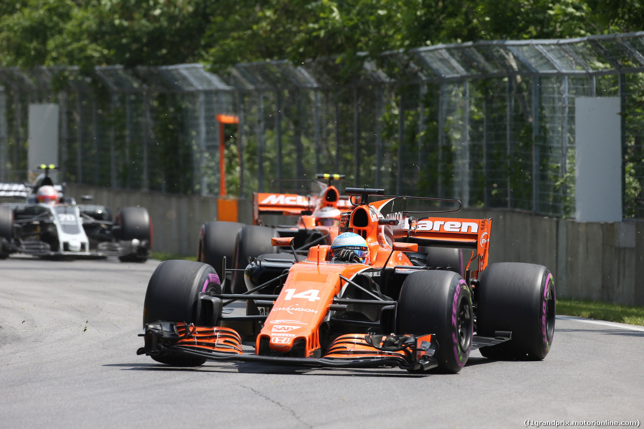 GP CANADA, 11.06.2017- Gara, Fernando Alonso (ESP) McLaren Honda MCL32