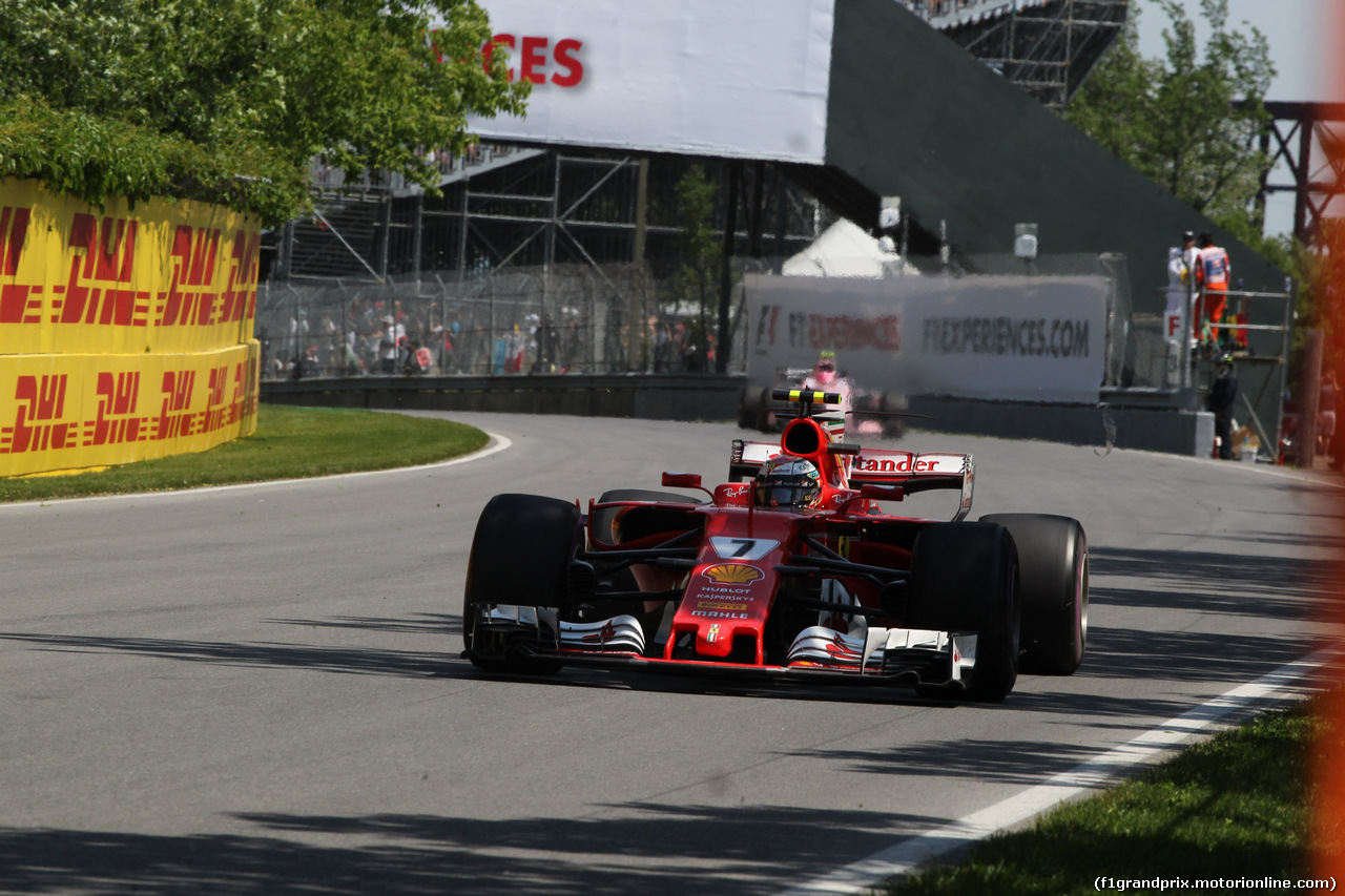 GP CANADA, 11.06.2017- Gara, Kimi Raikkonen (FIN) Ferrari SF70H