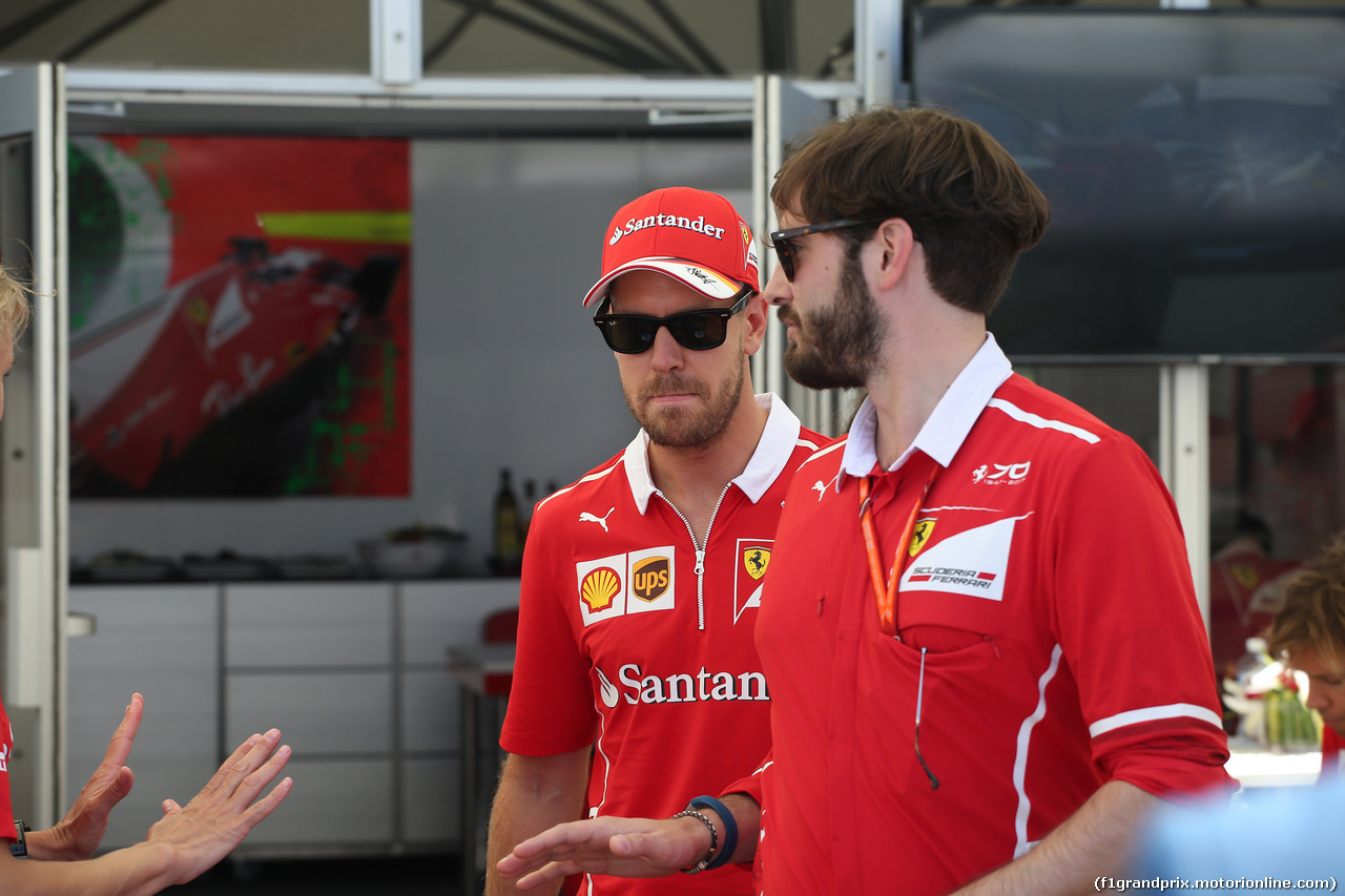 GP CANADA, 11.06.2017- Sebastian Vettel (GER) Ferrari SF70H