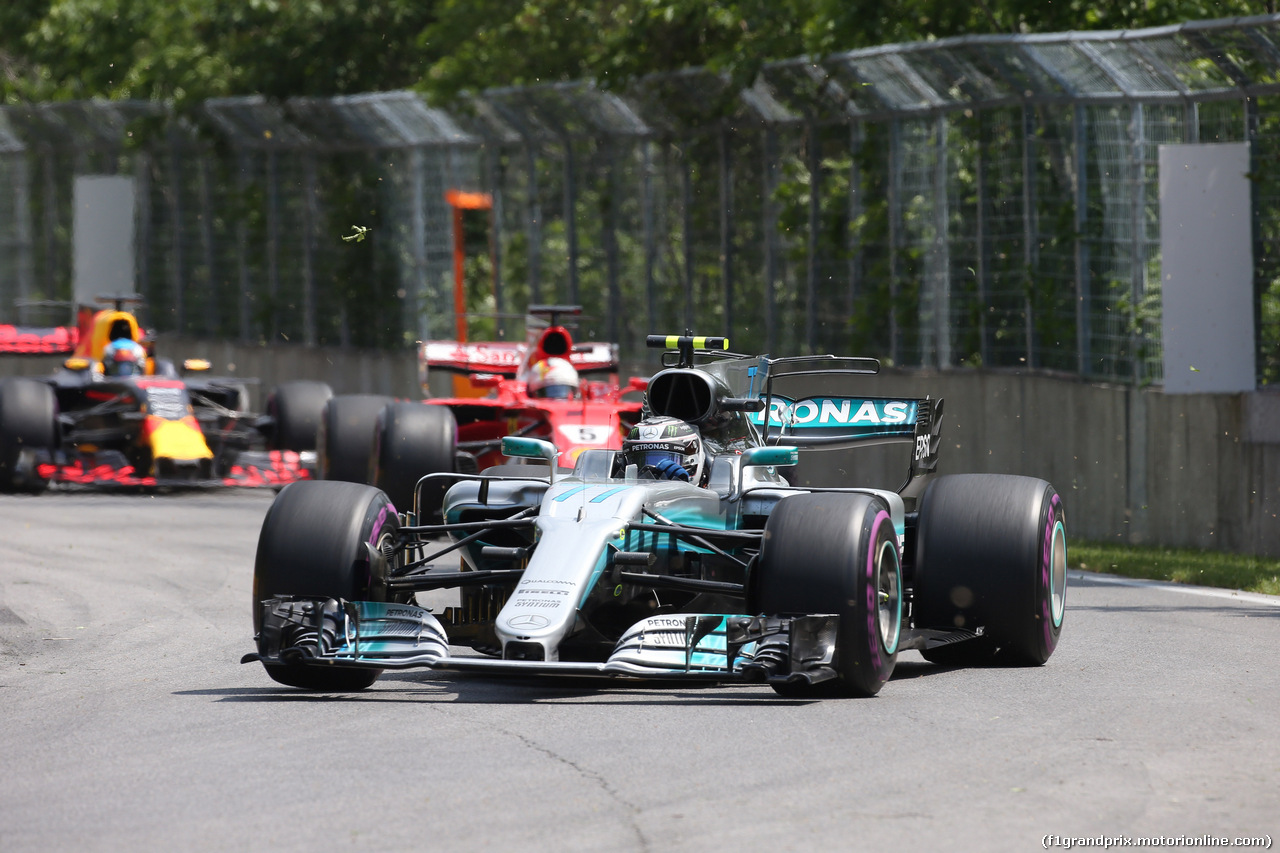 GP CANADA, 11.06.2017- Gara, Valtteri Bottas (FIN) Mercedes AMG F1 W08