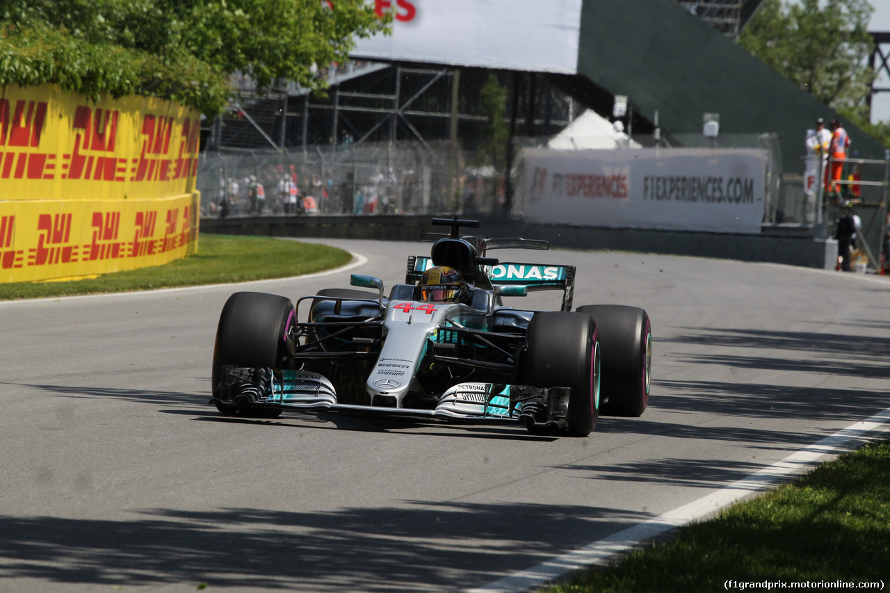 GP CANADA, 11.06.2017- Gara, Lewis Hamilton (GBR) Mercedes AMG F1 W08