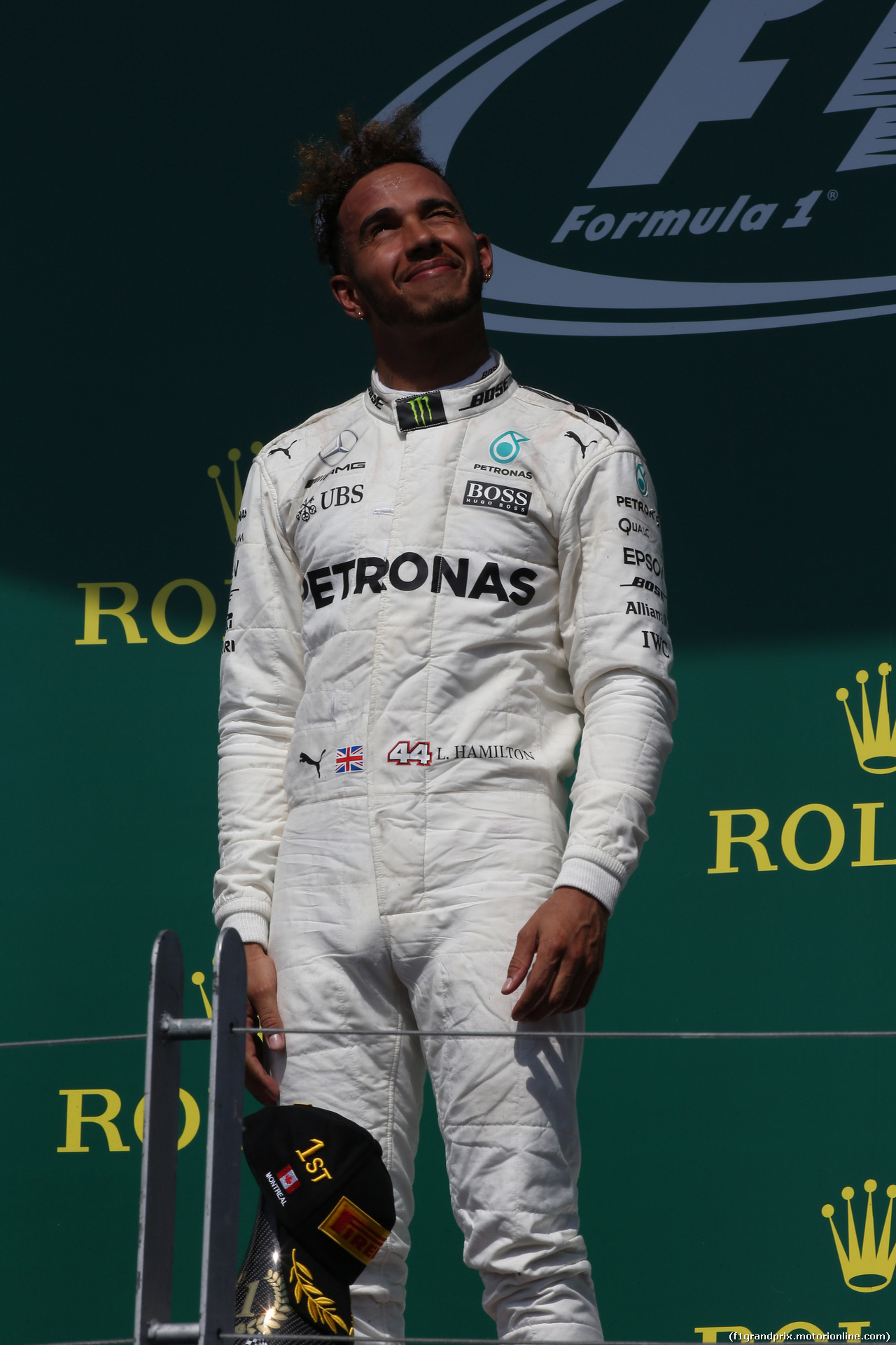 GP CANADA, 11.06.2017, Podium, winner Lewis Hamilton (GBR) Mercedes AMG F1 W08