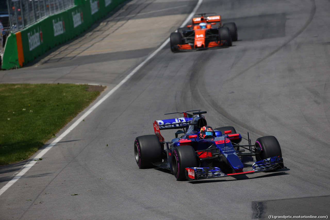 GP CANADA, 11.06.2017- Gara, Daniil Kvyat (RUS) Scuderia Toro Rosso STR12