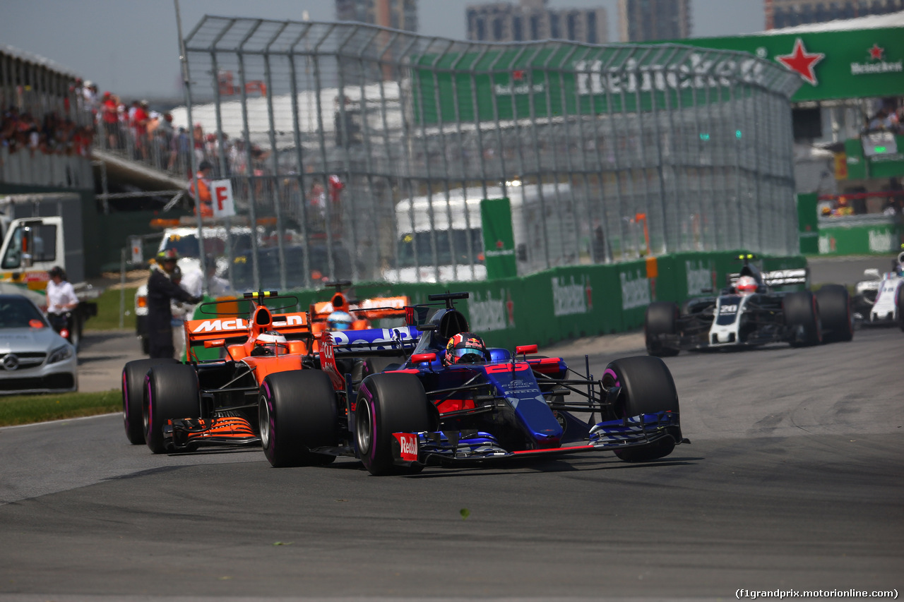 GP CANADA, 11.06.2017- Gara, Daniil Kvyat (RUS) Scuderia Toro Rosso STR12