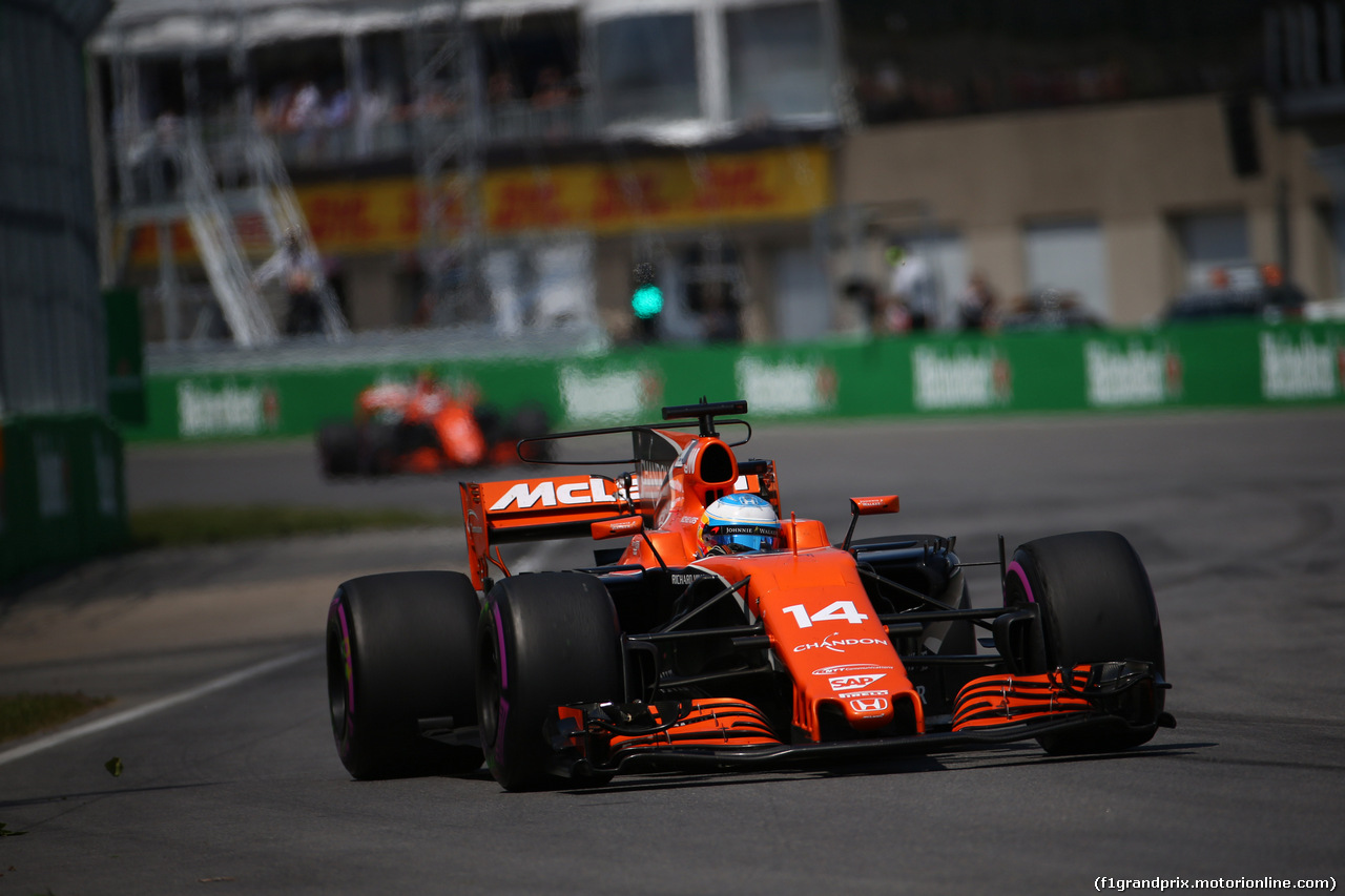 GP CANADA, 11.06.2017- Gara, Fernando Alonso (ESP) McLaren Honda MCL32