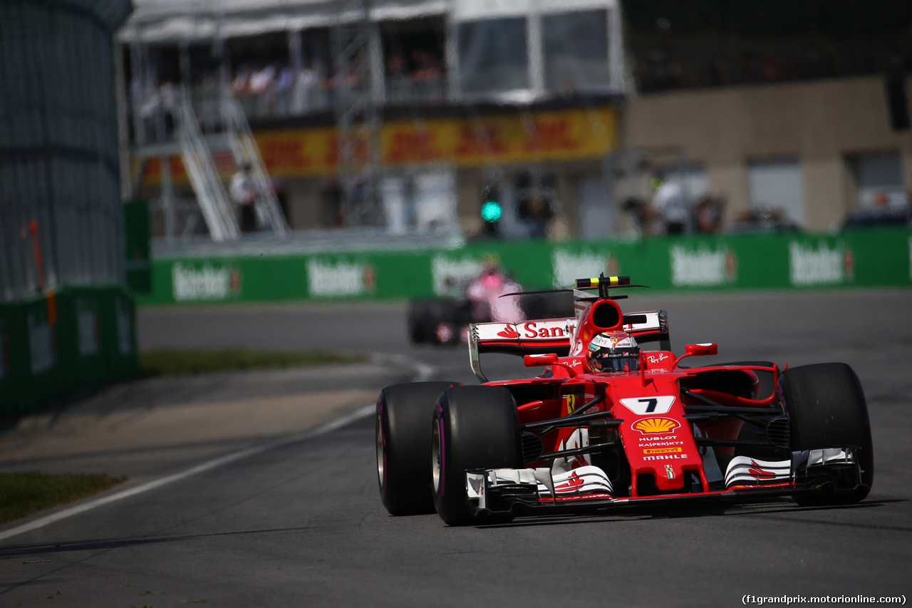 GP CANADA, 11.06.2017- Gara, Kimi Raikkonen (FIN) Ferrari SF70H