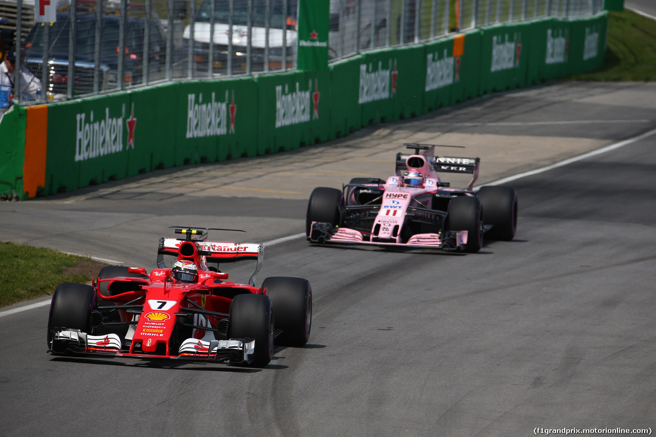 GP CANADA, 11.06.2017- Gara, Kimi Raikkonen (FIN) Ferrari SF70H