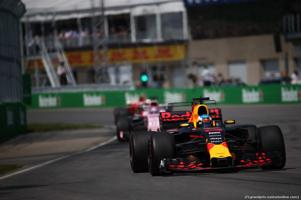 GP CANADA, 11.06.2017- Gara, Daniel Ricciardo (AUS) Red Bull Racing RB13