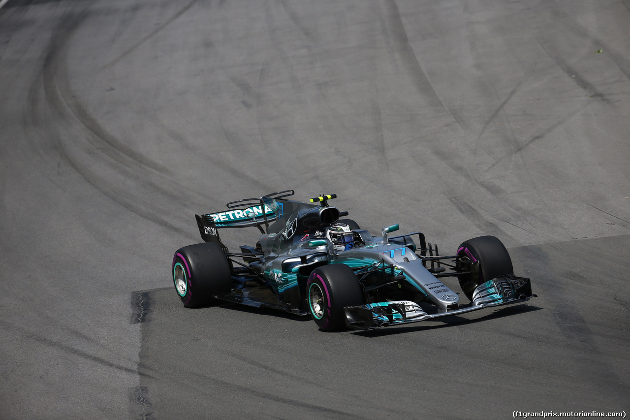 GP CANADA, 11.06.2017- Gara, Valtteri Bottas (FIN) Mercedes AMG F1 W08