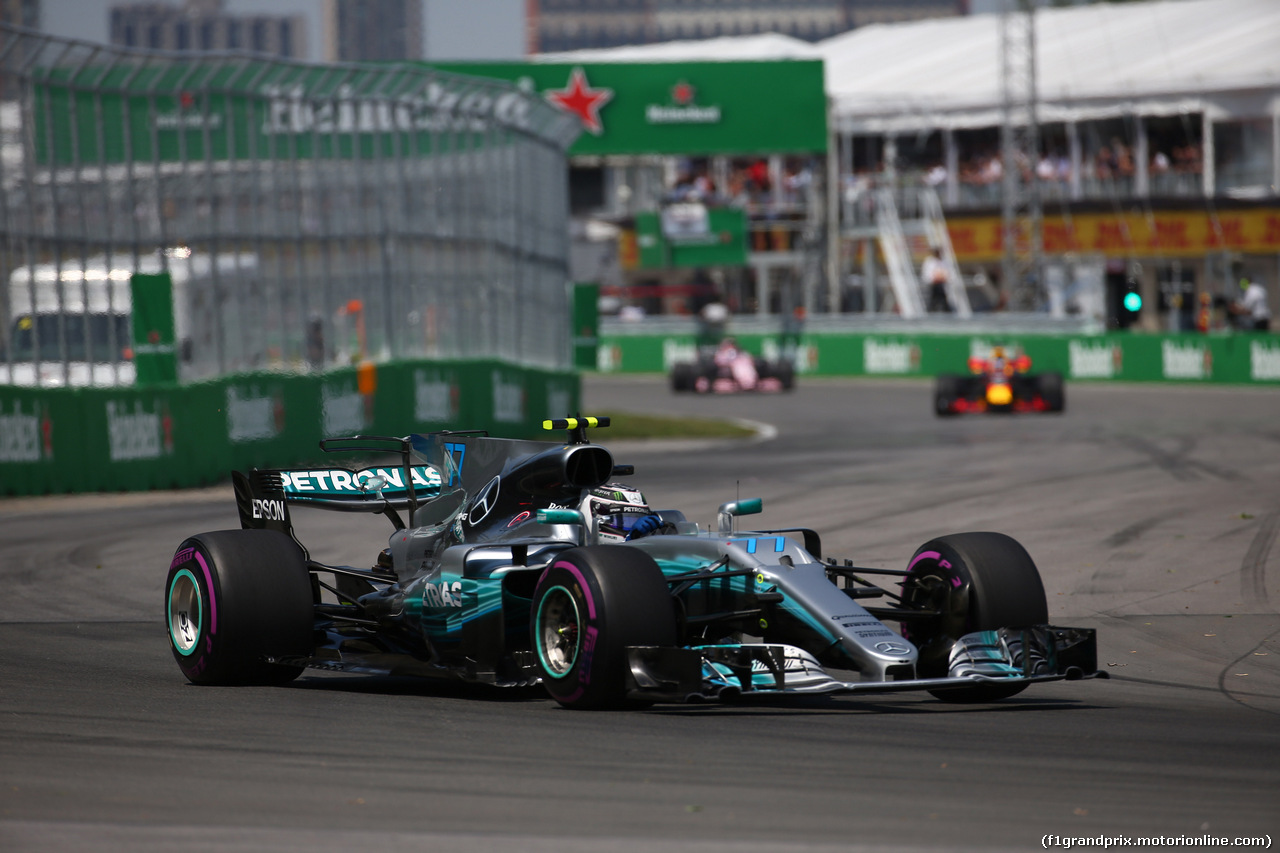 GP CANADA, 11.06.2017- Gara, Valtteri Bottas (FIN) Mercedes AMG F1 W08