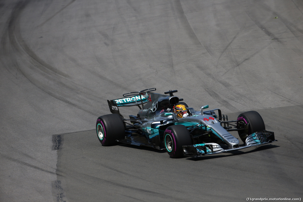GP CANADA, 11.06.2017- Gara, Lewis Hamilton (GBR) Mercedes AMG F1 W08
