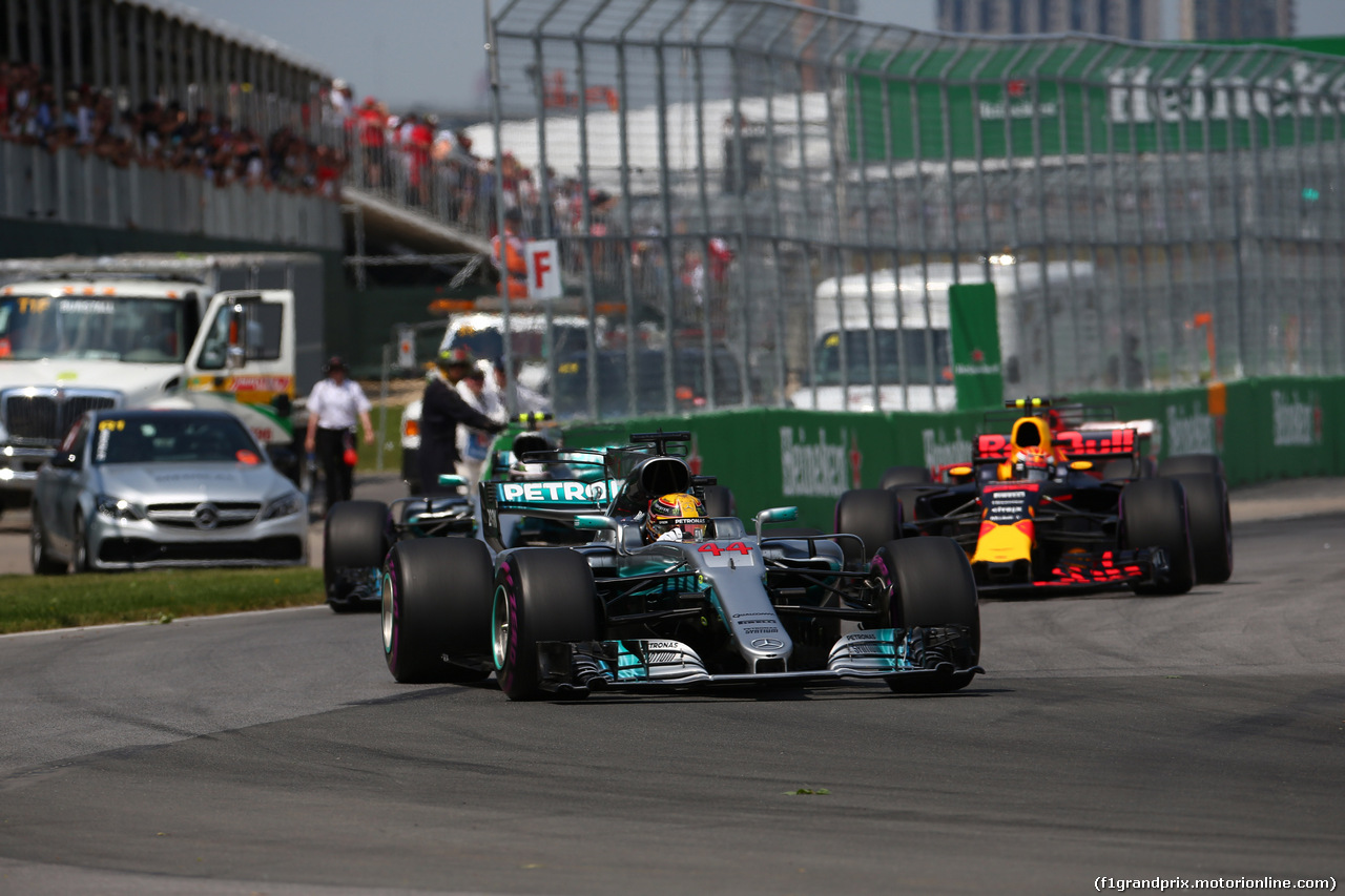 GP CANADA, 11.06.2017- Gara, Lewis Hamilton (GBR) Mercedes AMG F1 W08