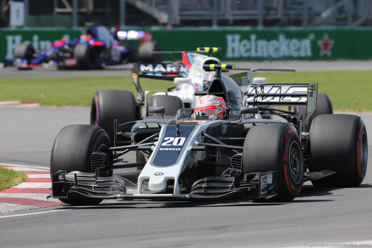 GP CANADA, 11.06.2017- Gara, Kevin Magnussen (DEN) Haas F1 Team VF-17