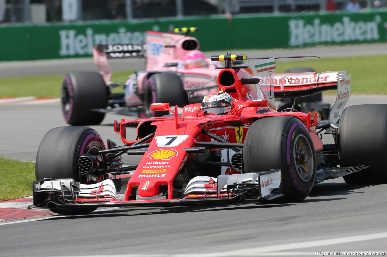 GP CANADA, 11.06.2017- Gara, Kimi Raikkonen (FIN) Ferrari SF70H