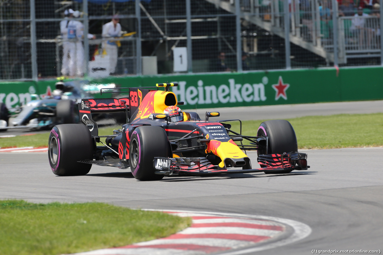 GP CANADA, 11.06.2017- Gara, Max Verstappen (NED) Red Bull Racing RB13