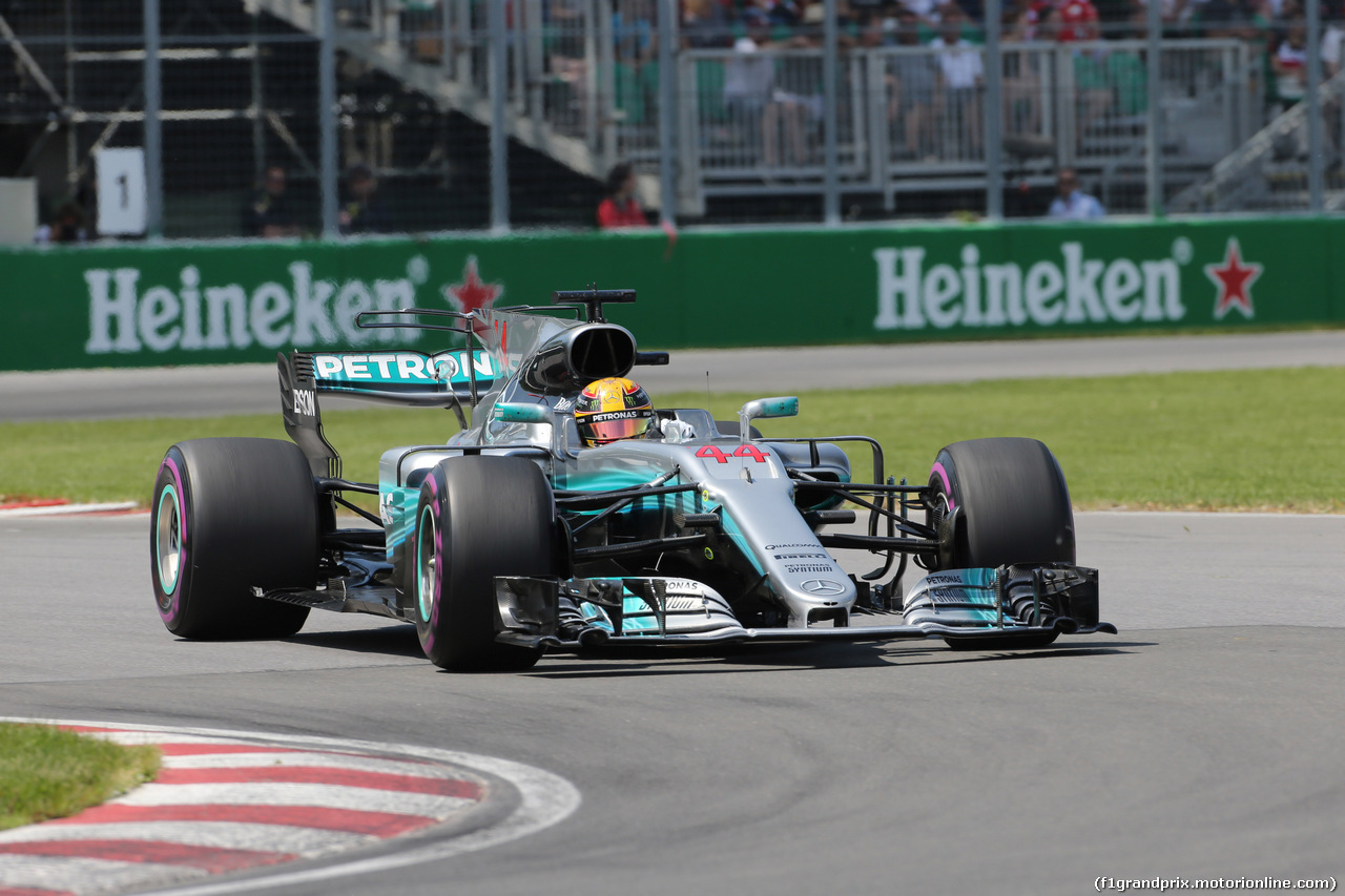 GP CANADA, 11.06.2017- Gara, Lewis Hamilton (GBR) Mercedes AMG F1 W08