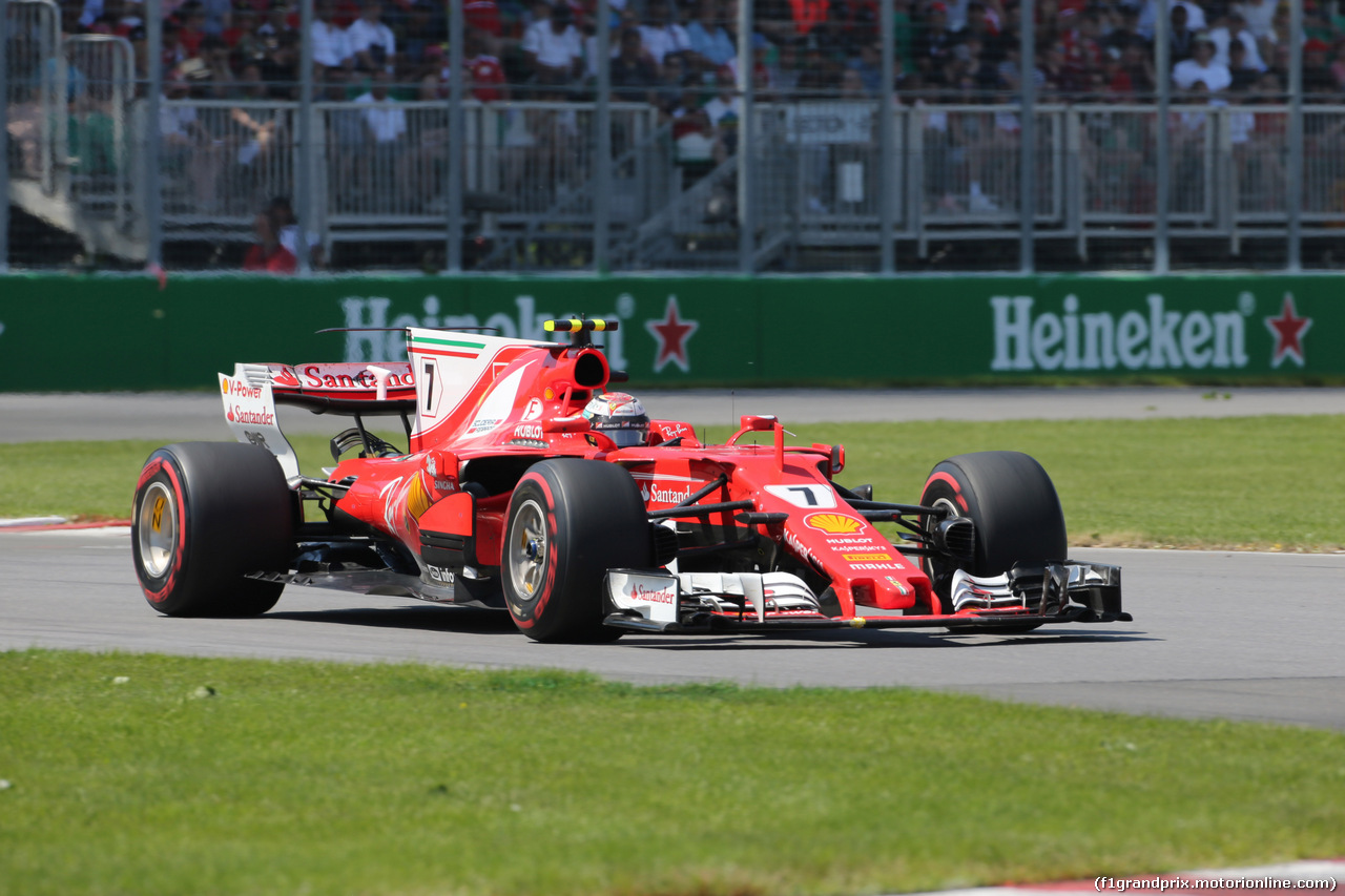 GP CANADA, 11.06.2017- Gara, Kimi Raikkonen (FIN) Ferrari SF70H