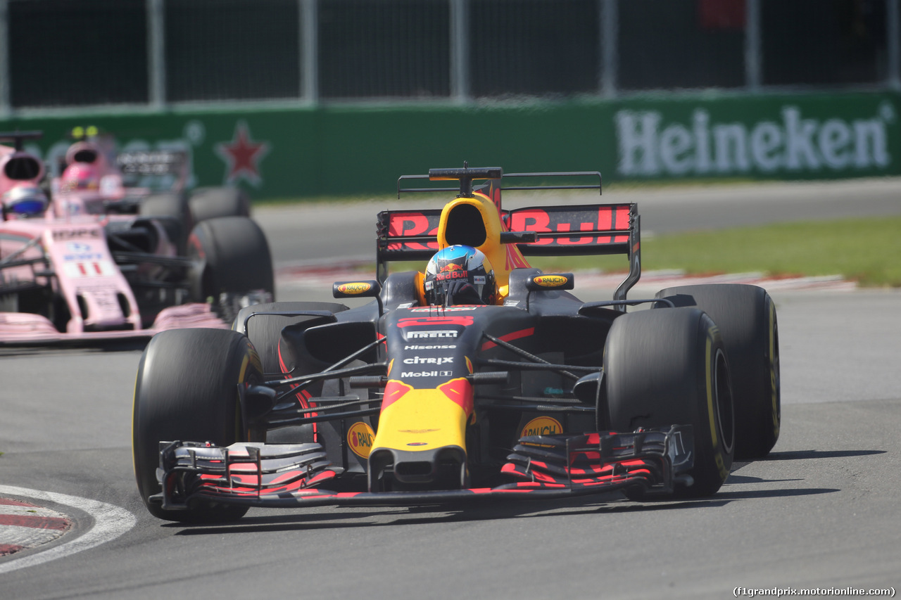 GP CANADA, 11.06.2017- Gara, Daniel Ricciardo (AUS) Red Bull Racing RB13