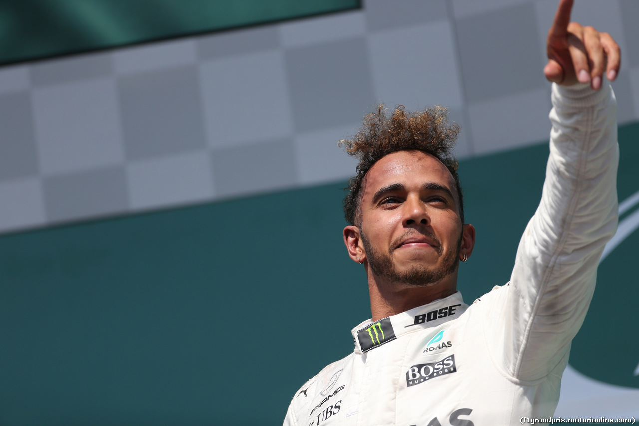 GP CANADA, 11.06.2017- Podium, winner Lewis Hamilton (GBR) Mercedes AMG F1 W08