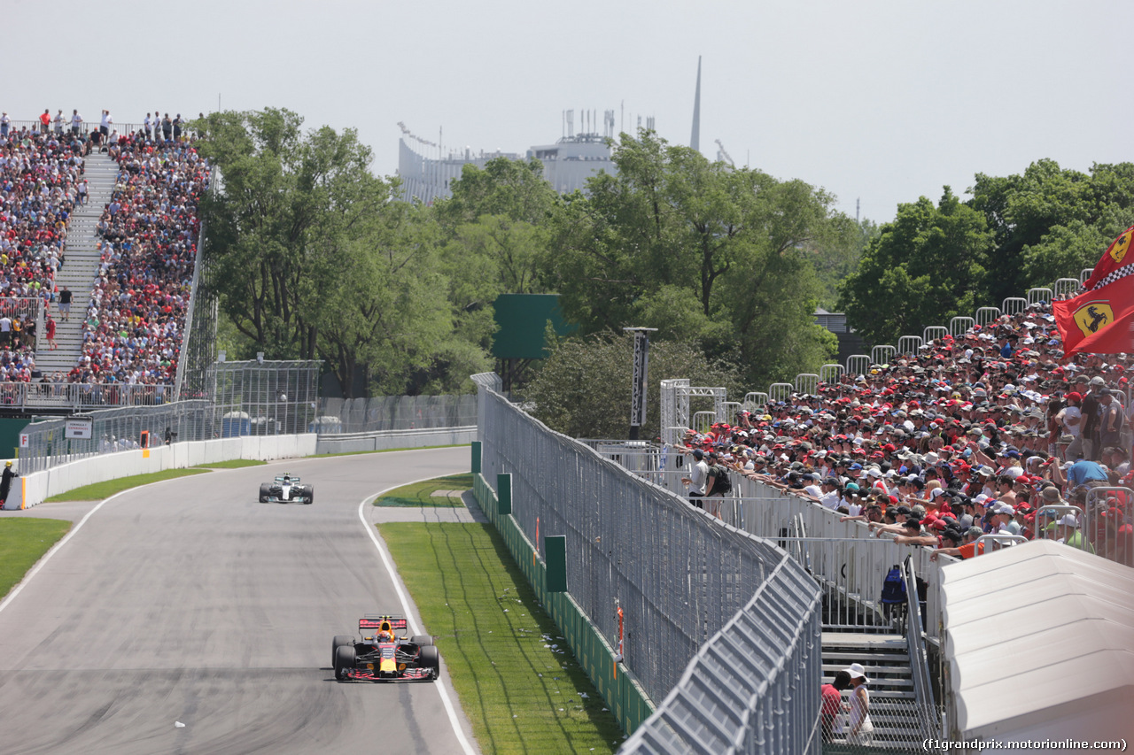 GP CANADA, 11.06.2017- Gara, Max Verstappen (NED) Red Bull Racing RB13