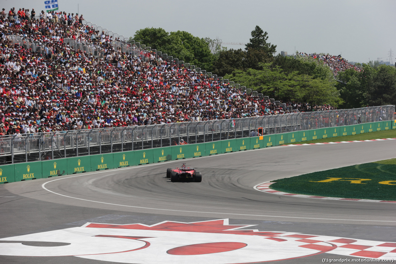 GP CANADA, 11.06.2017- Gara, Sebastian Vettel (GER) Ferrari SF70H