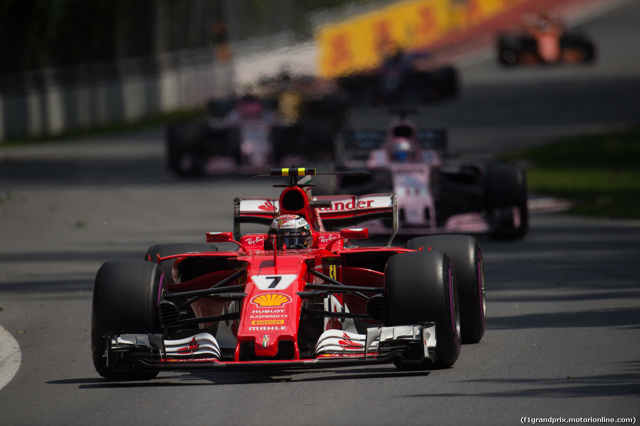GP CANADA, 11.06.2017- Gara, Kimi Raikkonen (FIN) Ferrari SF70H