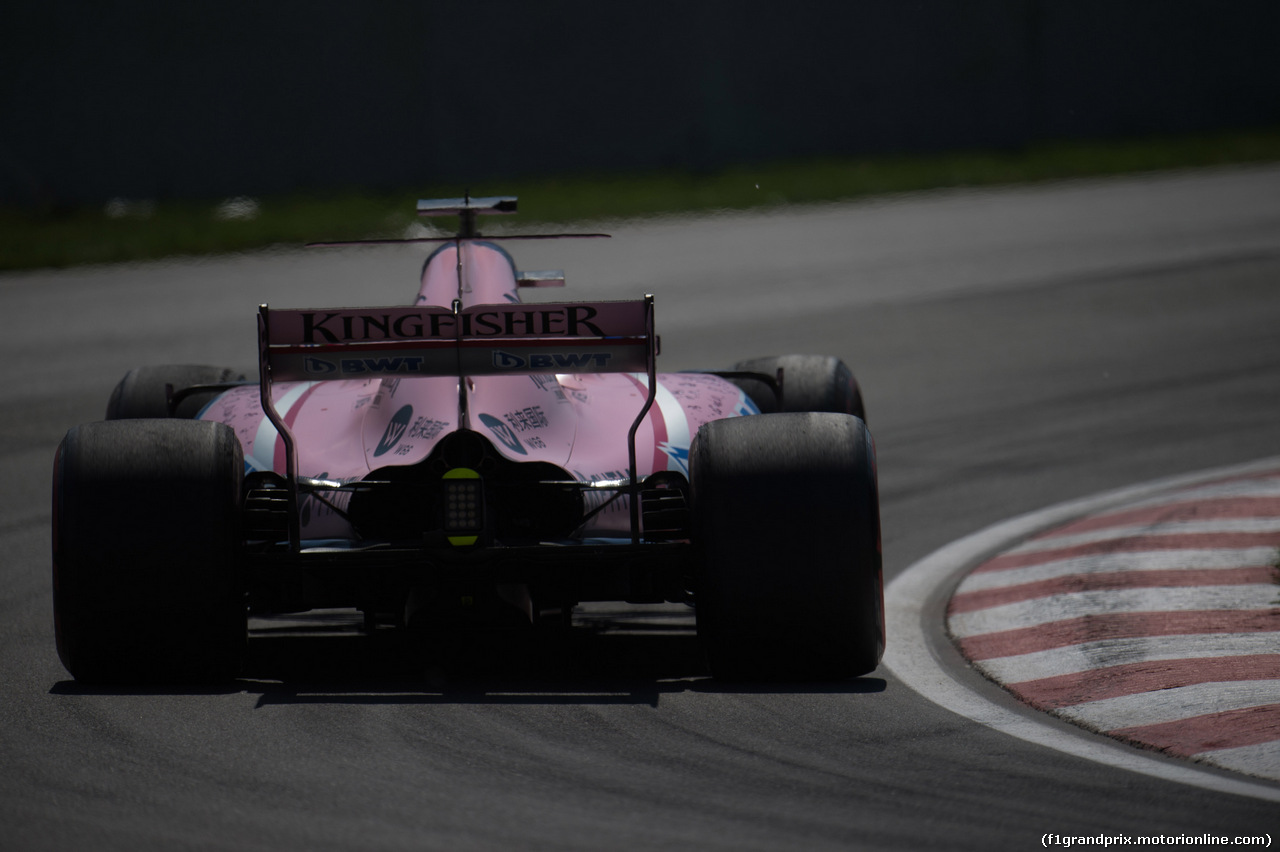 GP CANADA, 11.06.2017- Gara, Sergio Perez (MEX) Sahara Force India F1 VJM010