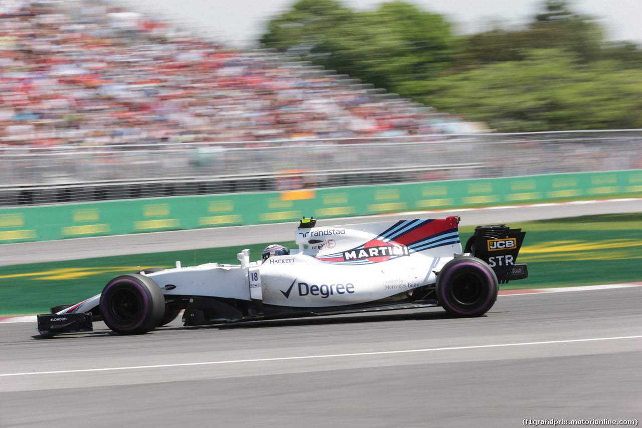 GP CANADA, 11.06.2017- Gara, Lance Stroll (CDN) Williams FW40