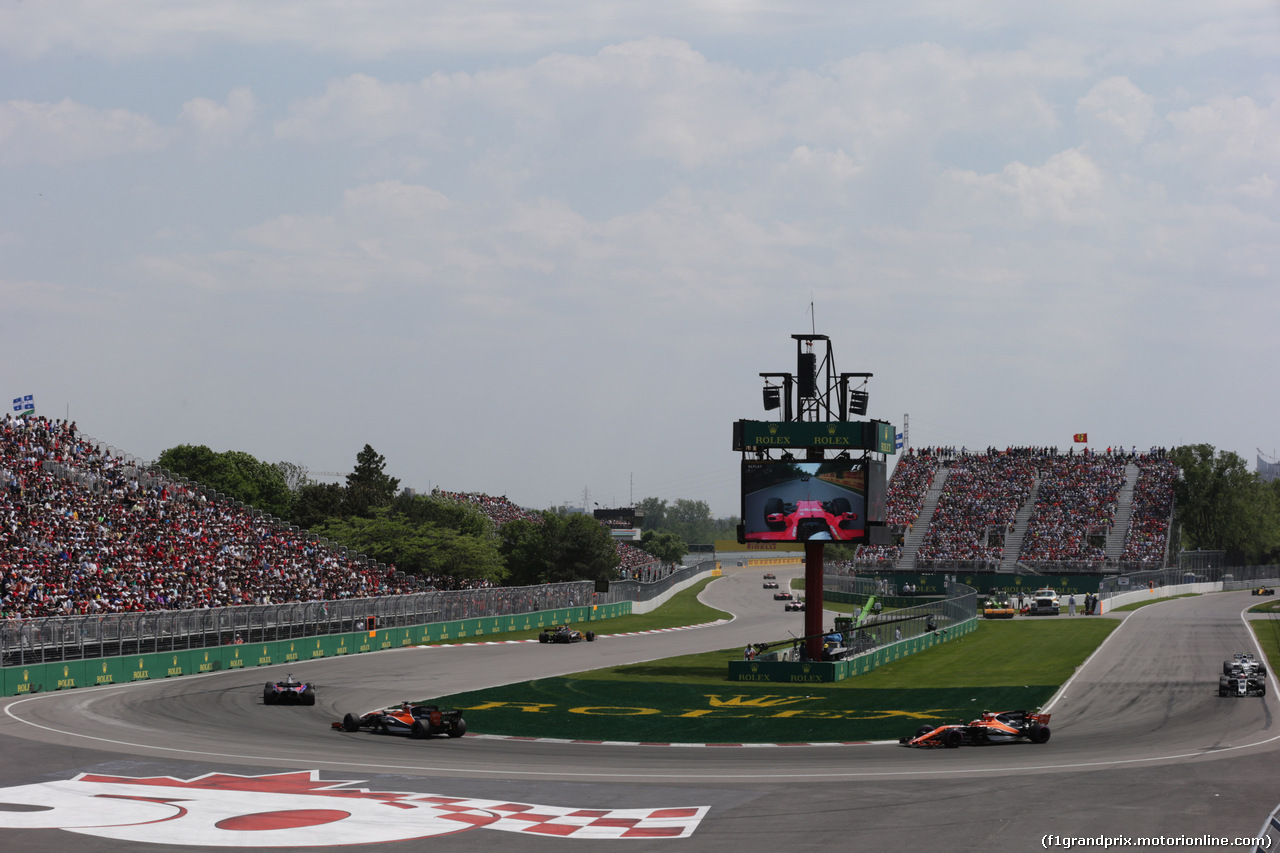 GP CANADA, 11.06.2017- Gara, Fernando Alonso (ESP) McLaren Honda MCL32