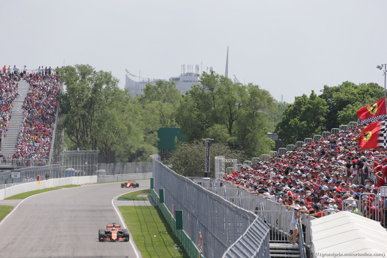 GP CANADA, 11.06.2017- Gara, Fernando Alonso (ESP) McLaren Honda MCL32