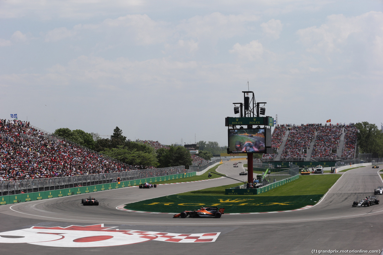 GP CANADA, 11.06.2017- Gara, Stoffel Vandoorne (BEL) McLaren MCL32