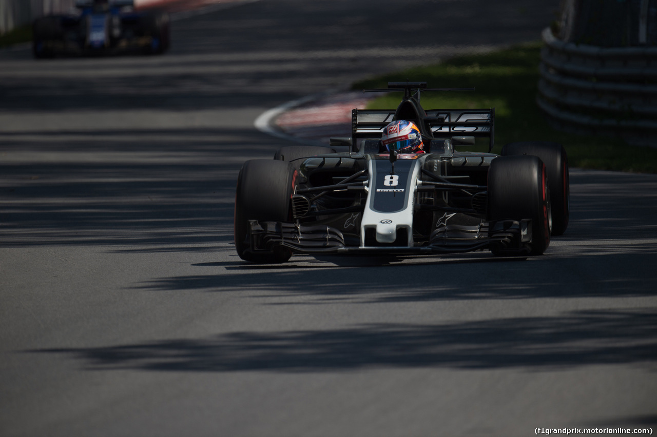 GP CANADA, 11.06.2017- Gara, Romain Grosjean (FRA) Haas F1 Team VF-17