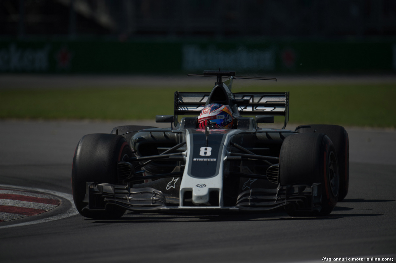 GP CANADA, 11.06.2017- Gara, Romain Grosjean (FRA) Haas F1 Team VF-17