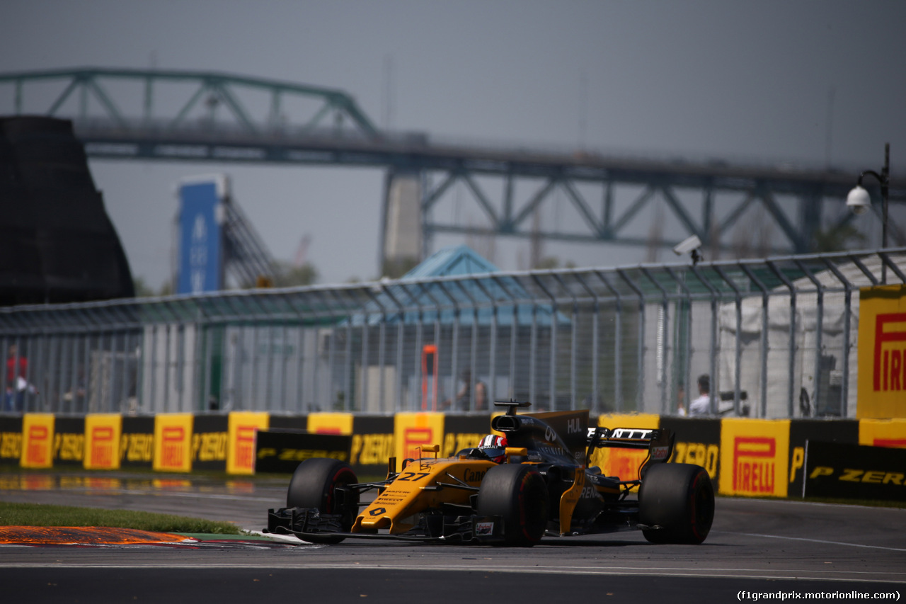 GP CANADA, 11.06.2017- Gara, Nico Hulkenberg (GER) Renault Sport F1 Team RS17