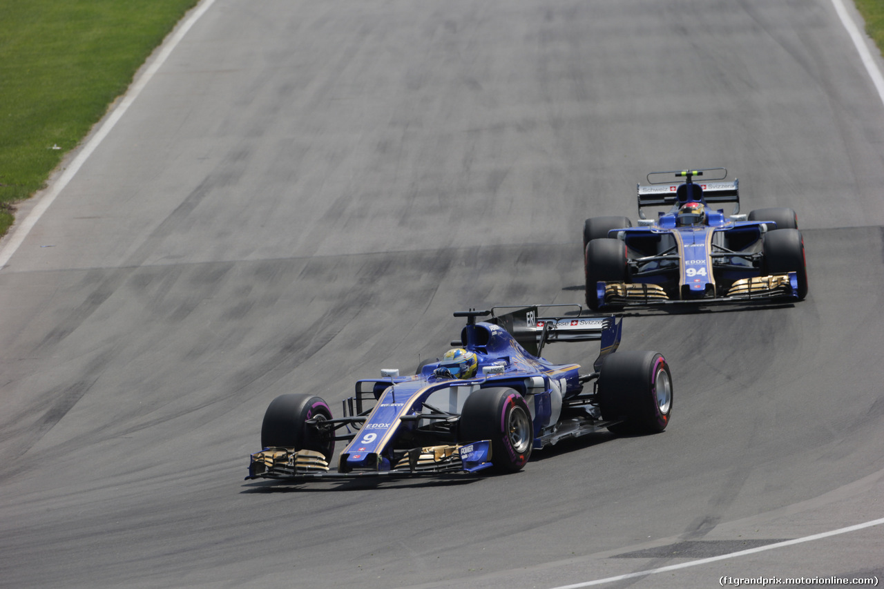 GP CANADA, 11.06.2017- Gara, Marcus Ericsson (SUE) Sauber C36