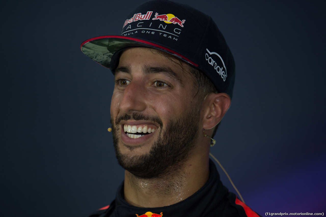 GP CANADA, 11.06.2017- After Gara Press Conference, Daniel Ricciardo (AUS) Red Bull Racing RB13